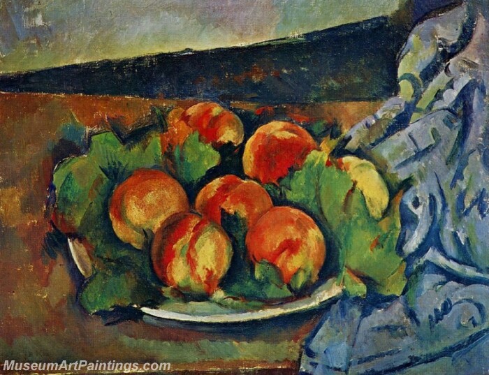 Dish of Peaches Painting