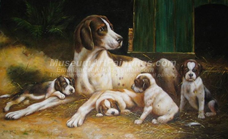 Dog Oil Paintings 007