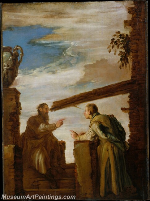 Domenico Fetti The Parable of the Mote and the Beam Painting