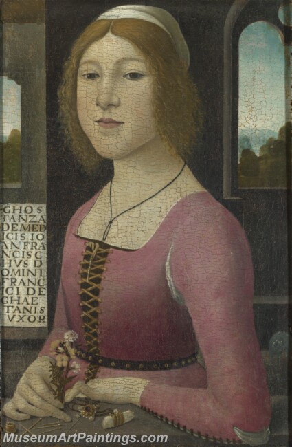 Domenico Ghirlandaio Costanza Caetani Painting