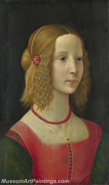 Domenico Ghirlandaio Portrait of a Girl Painting