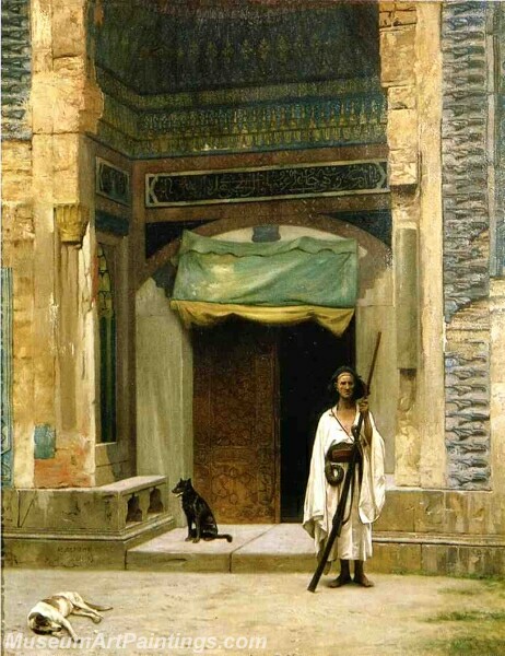 Door of the Green Mosque Painting