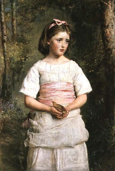 Dropped from the Nest by Sir John Everett Millais