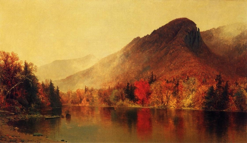 Eagle Cliff Franconia New Hampshire by Jervis McEntee