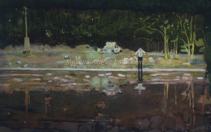 Echo Lake by Peter Doig
