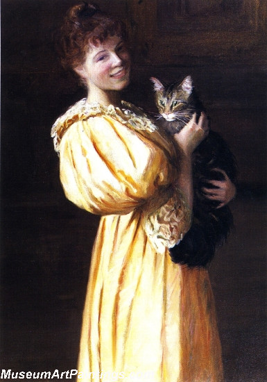 Edith with Lierre by Lilla Cabot Perry