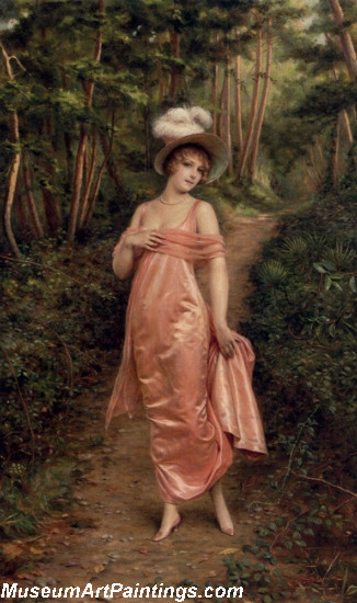 Elegance Of The Epoque Painting by Charles Joseph Frederick