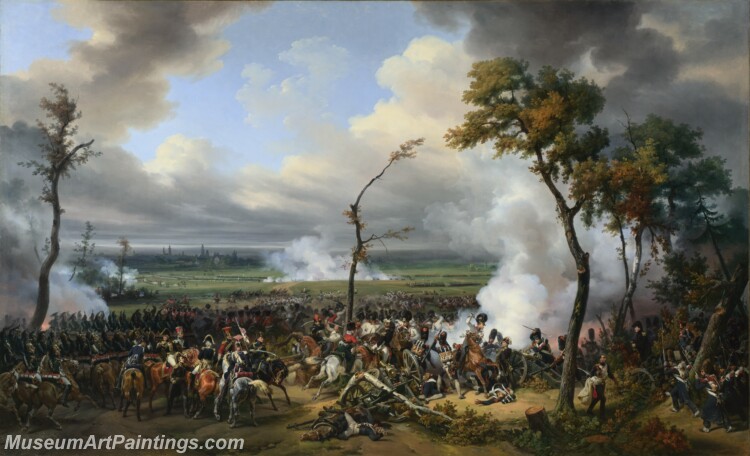 EmileJeanHorace Vernet The Battle of Hanau Painting