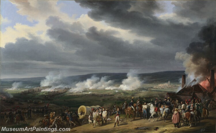 EmileJeanHorace Vernet The Battle of Jemappes Painting