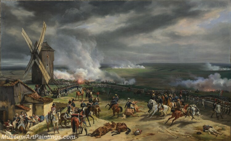 EmileJeanHorace Vernet The Battle of Valmy Painting