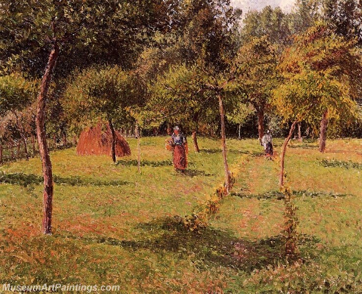 Enclosed Field at Eragny Painting