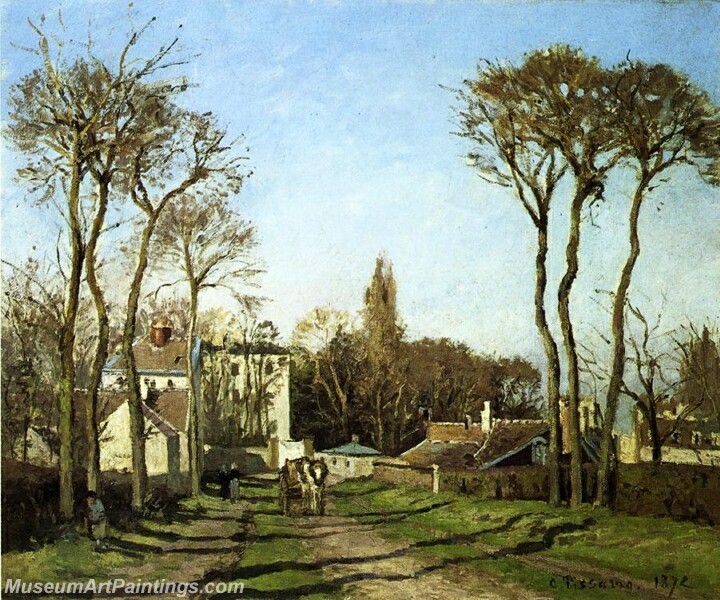 Entering the Village of Voisins Painting