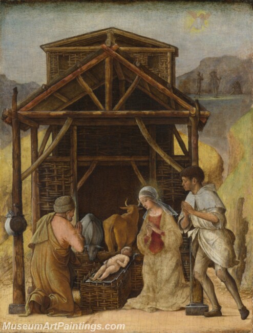 Ercole deRoberti The Adoration of the Shepherds Painting