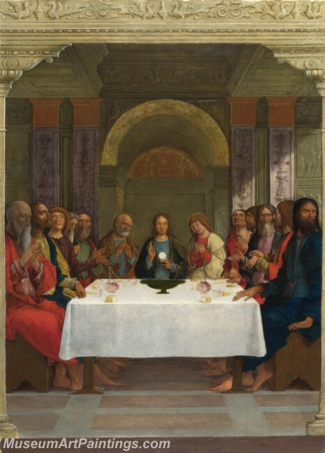 Ercole deRoberti The Institution of the Eucharist Painting