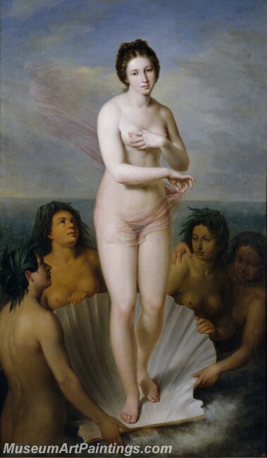 Esquivel y Suarez de Urbina Antonio Maria Nacimiento de Venus Painting