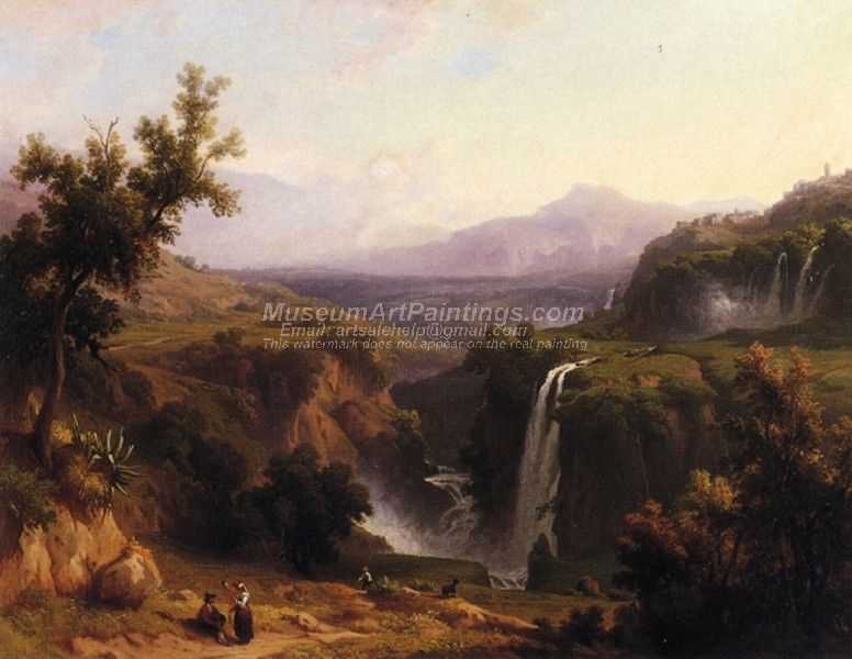 Extensive View of the Cascades and Tivoly by Franz Knebel