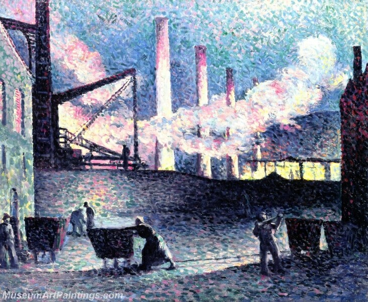 Factory Furnaces at Charraud Painting