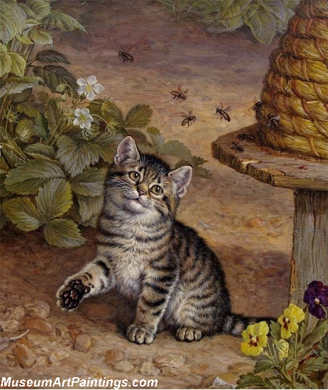 Famous Cat Paintings The Folly of Innocence