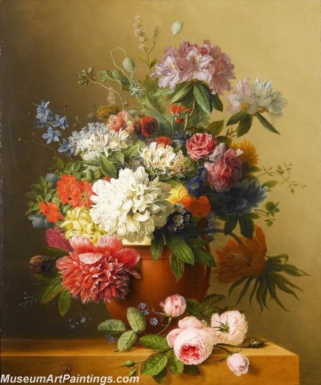 Famous Classical Flower Oil Paintings 003