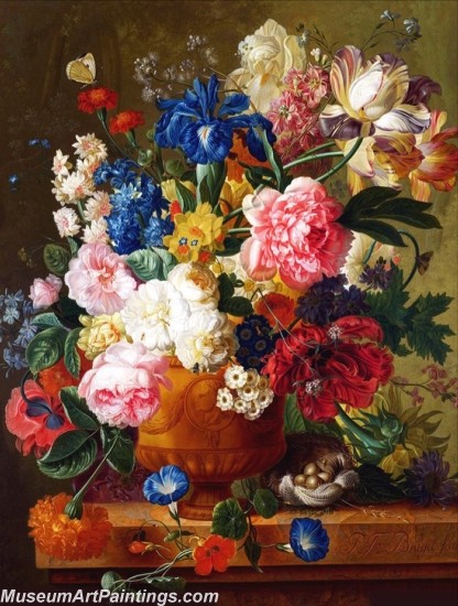 Famous Classical Flower Oil Paintings 006