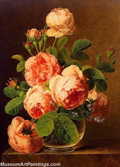 Famous Classical Flower Oil Paintings 012