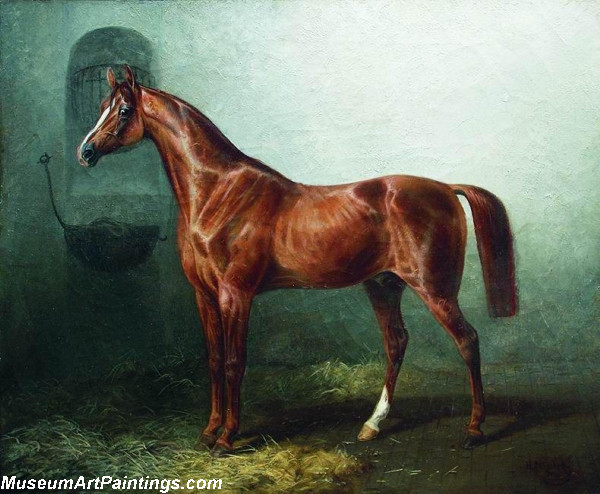 Famous Horse Painting Horse in a Stable