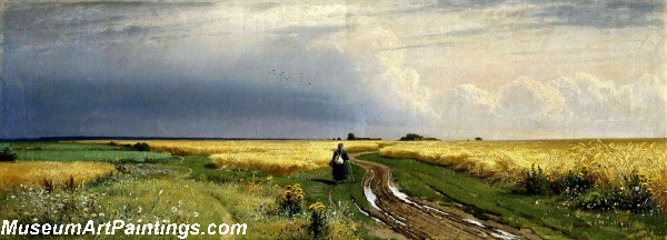 Famous Landscape Painting Road in the Rye