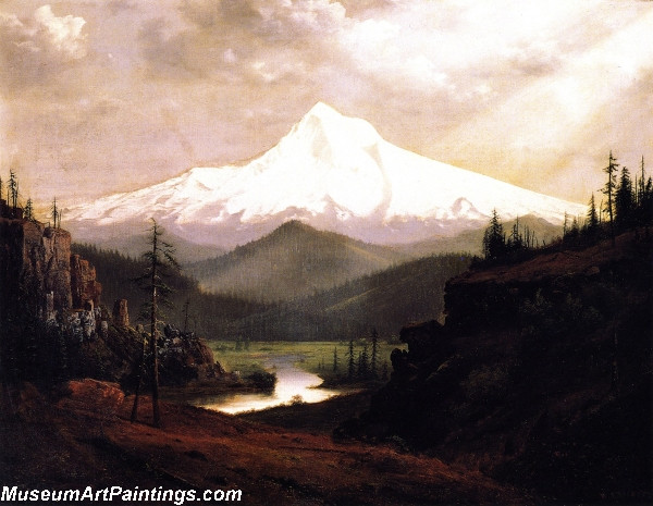 Famous Landscape Paintings Mount Hood