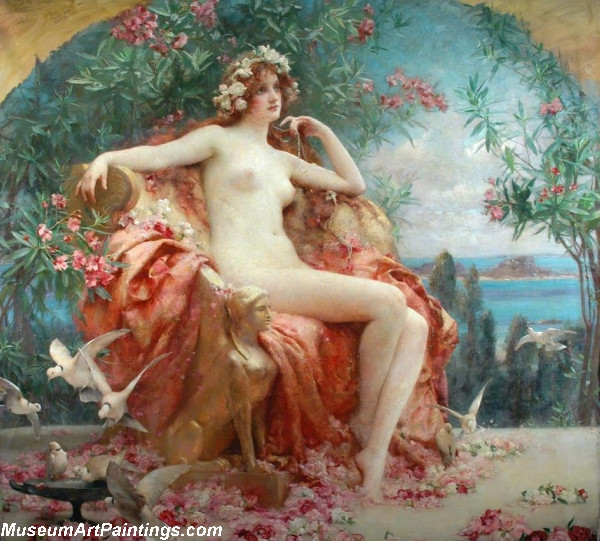 Famous Nude Painting Roses of Youth