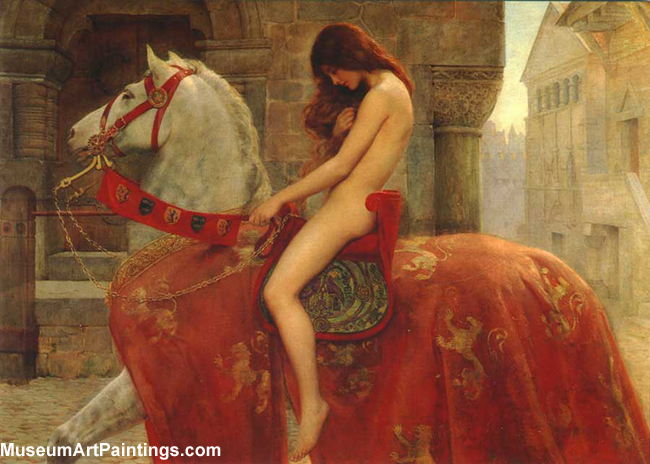 Famous Nude Paintings Lady Godiva by John Collier