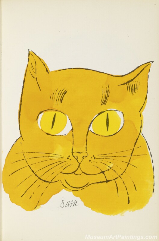 Famous Pop Art Paintings Cats by Andy Warhol PAP342