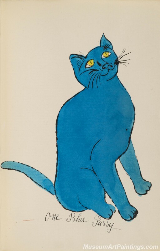 Famous Pop Art Paintings Cats by Andy Warhol PAP6