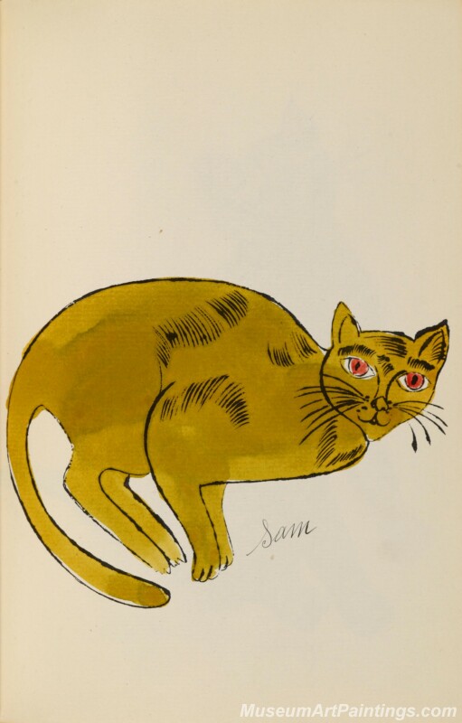 Famous Pop Art Paintings Cats by Andy Warhol PAP7