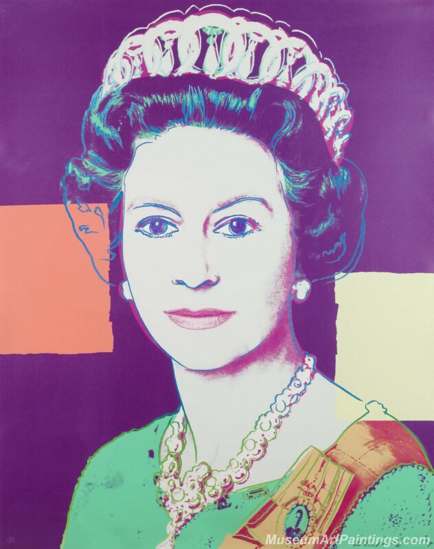 Famous Pop Art Paintings Elizabeth by Andy Warhol PAP309