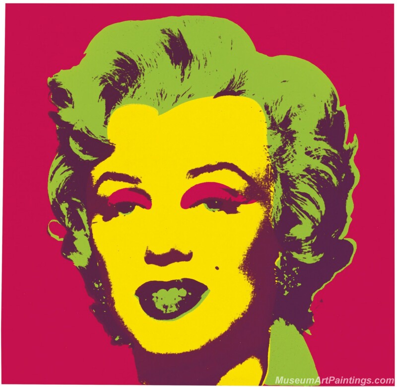 Famous Pop Art Paintings Marilyn Monroe by Andy Warhol PAP295
