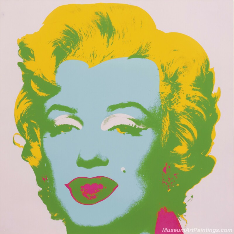 Famous Pop Art Paintings Marilyn Monroe by Andy Warhol PAP296