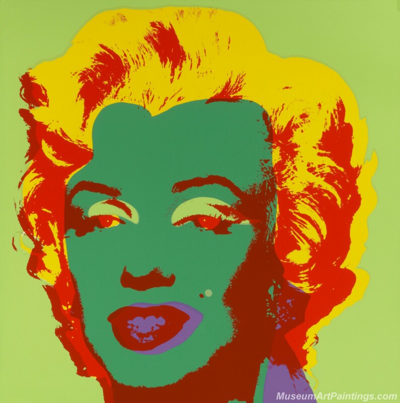 Famous Pop Art Paintings Marilyn Monroe by Andy Warhol PAP46