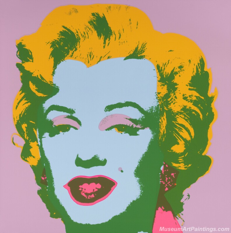 Famous Pop Art Paintings Marilyn Monroe by Andy Warhol PAP49