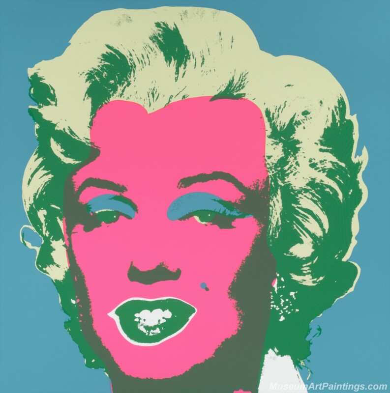 Famous Pop Art Paintings Marilyn Monroe by Andy Warhol PAP51