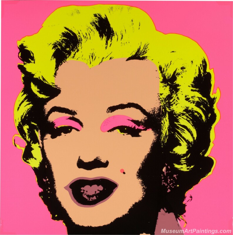 Famous Pop Art Paintings Marilyn Monroe by Andy Warhol PAP52