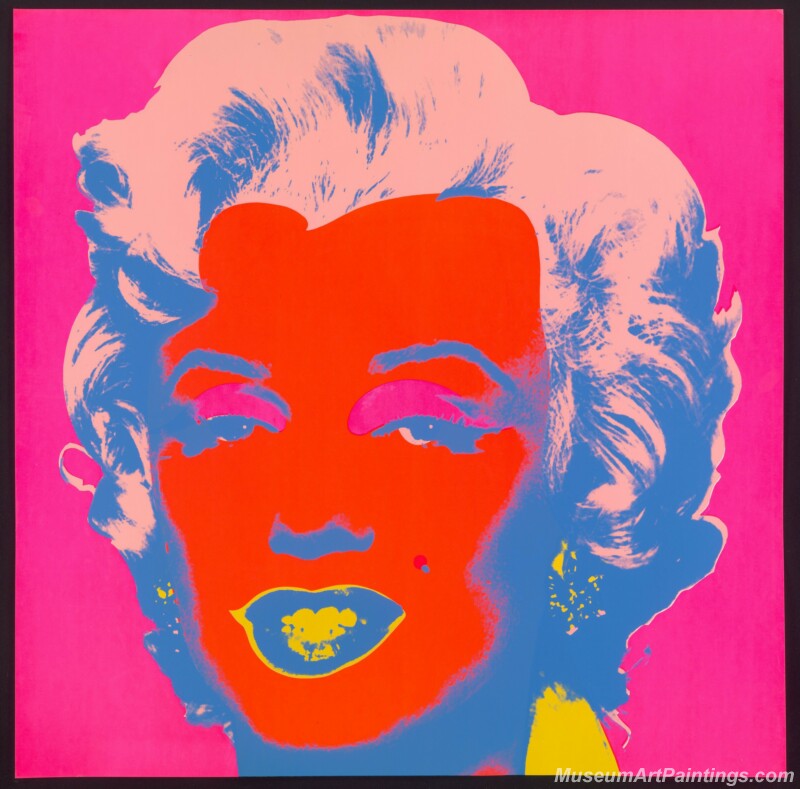 Famous Pop Art Paintings Marilyn Monroe by Andy Warhol PAP72