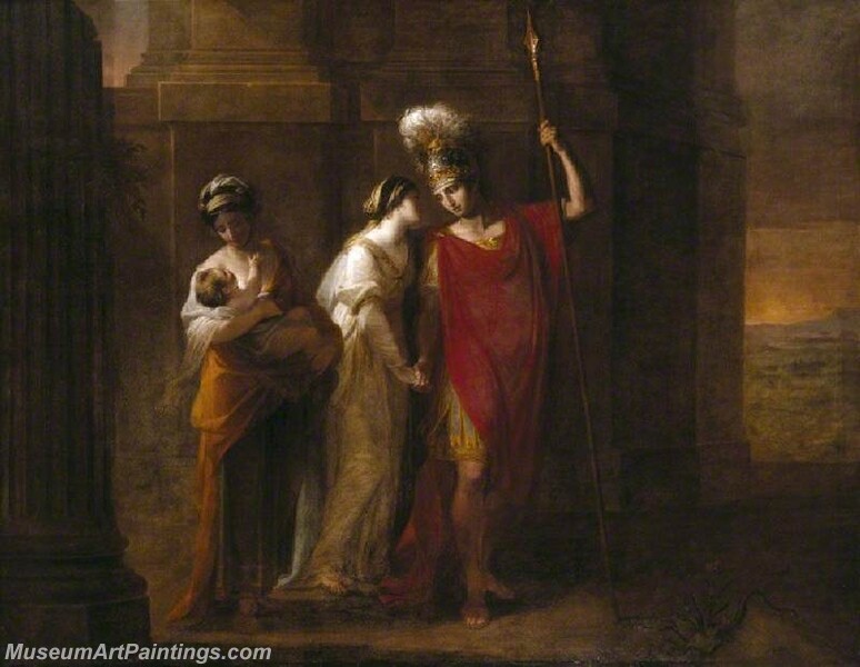 Farewell of Hector and Andromache Painting