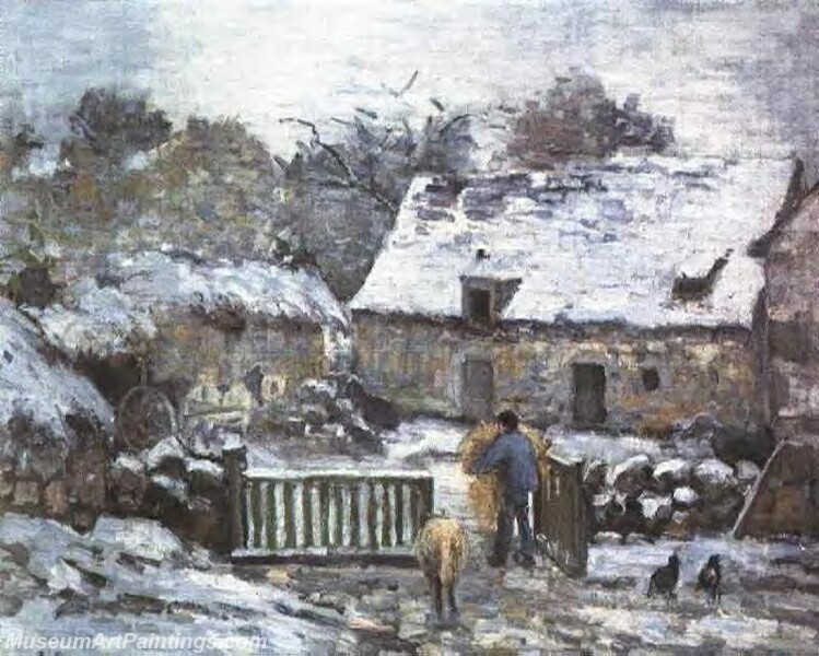 Farm at Montfoucault Painting