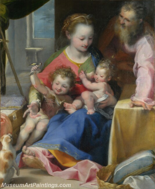 Federico Barocci The Madonna of the Cat La Madonna del Gatto Painting