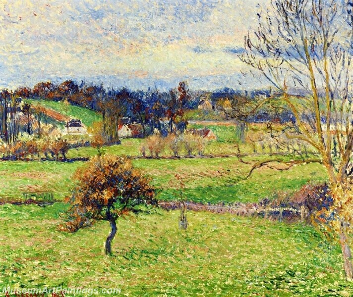 Field at Eragny Painting