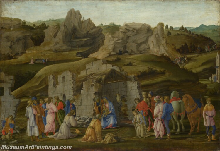 Filippino Lippi The Adoration of the Kings Painting