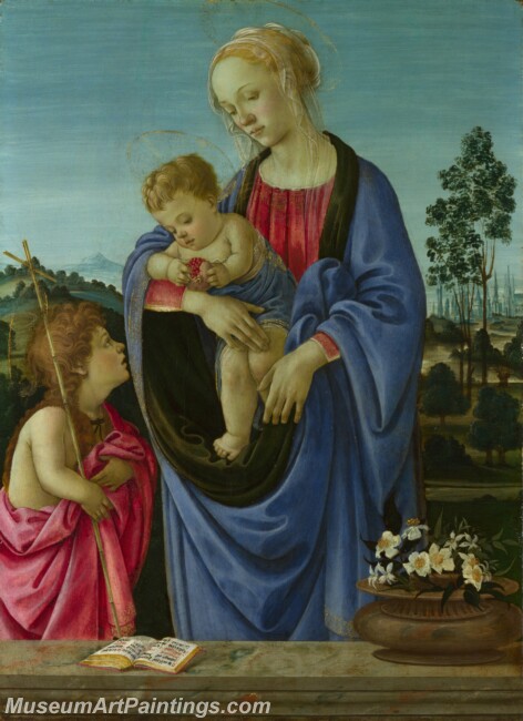 Filippino Lippi The Virgin and Child with Saint John Painting