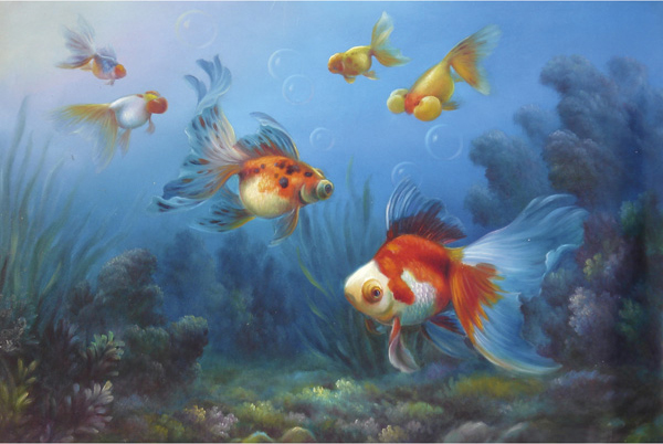 Fish Oil Paintings 018