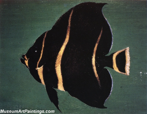 Fish Paintings Juvenile Angel Fish