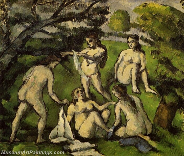 Five Bathers 01 Painting